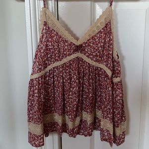 Aeropostale floral tank size:L